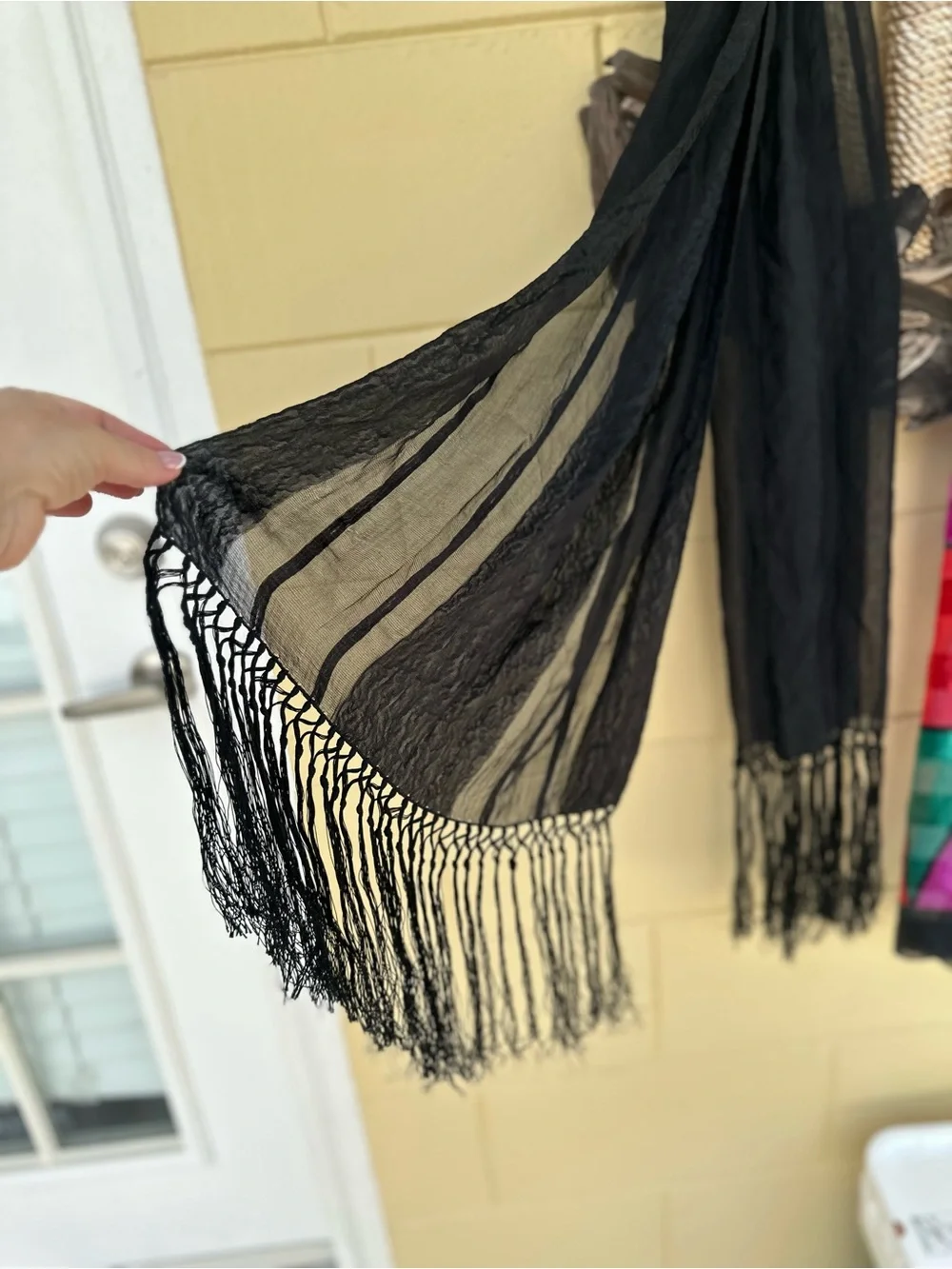 The Limited made in Italy geometric pattern scarf